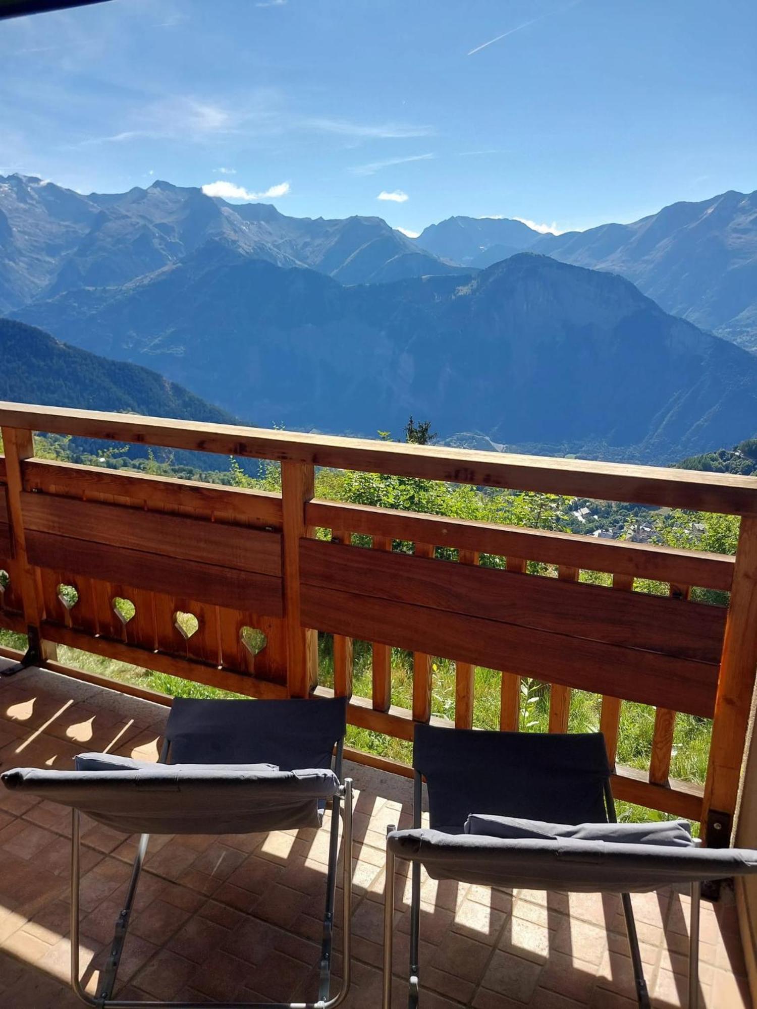 Appartement Confortable A L'Alpe D'Huez De 27 M² Avec Vue Montagne Exterior foto