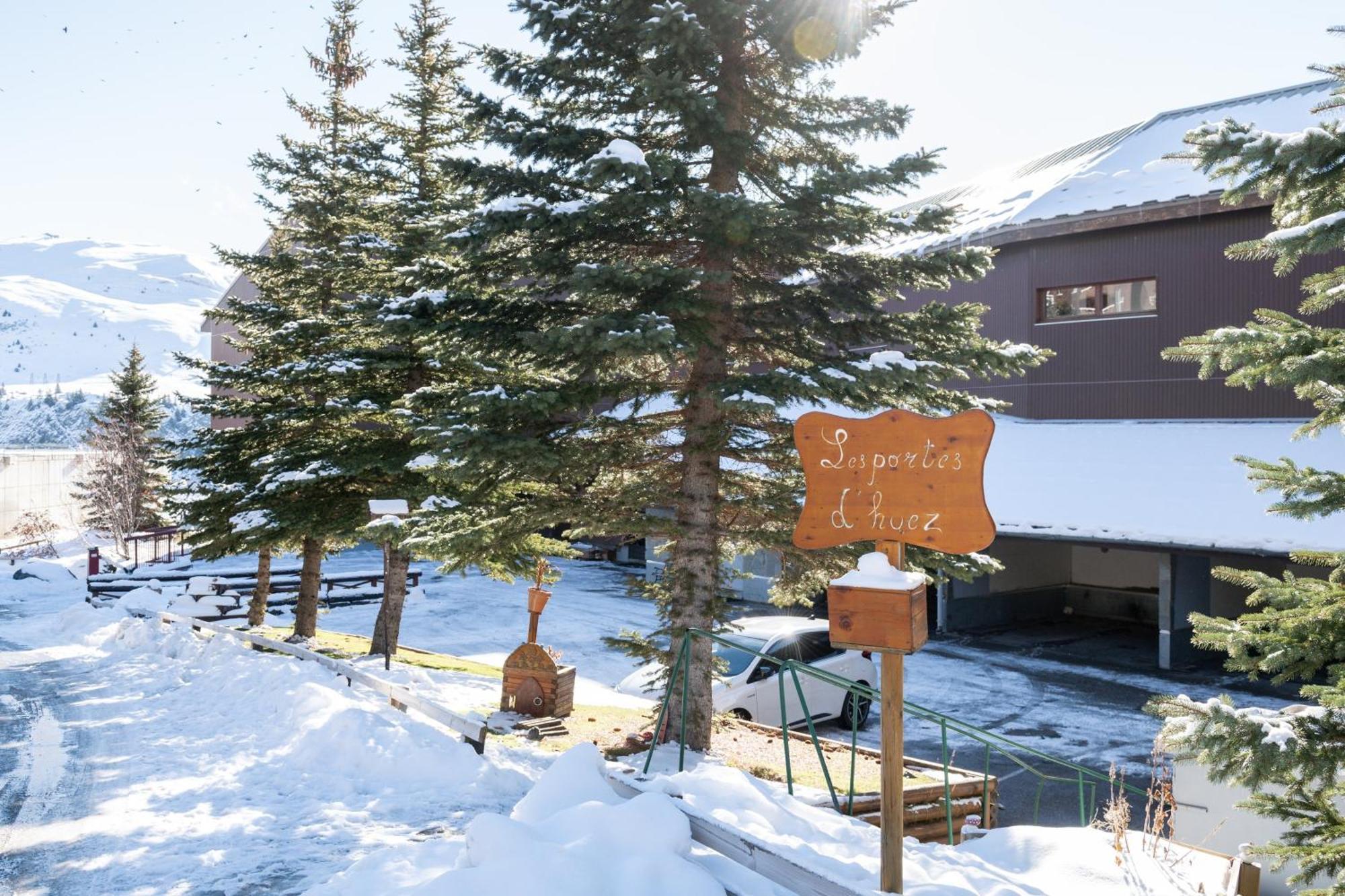 Appartement Confortable A L'Alpe D'Huez De 27 M² Avec Vue Montagne Exterior foto