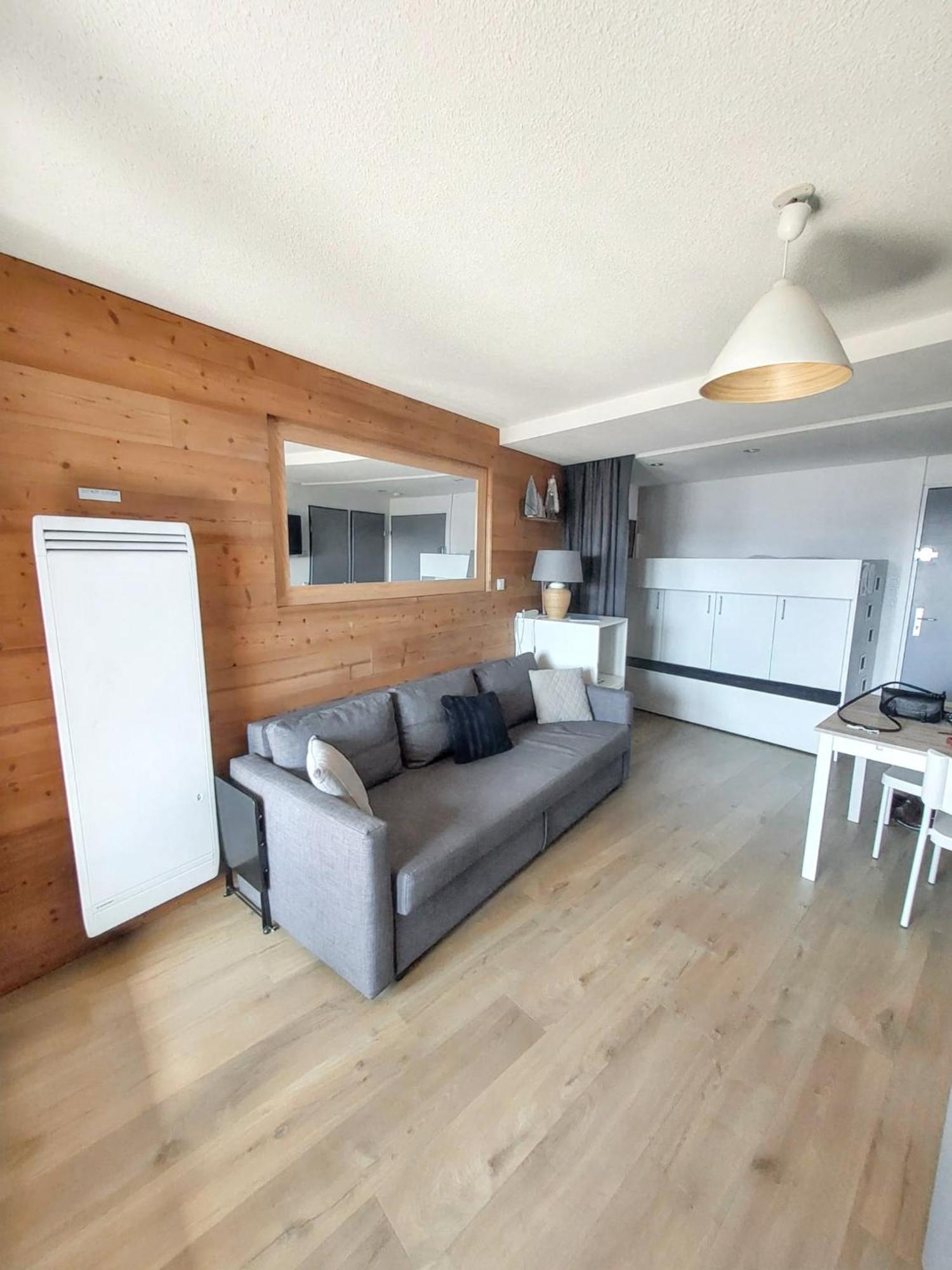Appartement Confortable A L'Alpe D'Huez De 27 M² Avec Vue Montagne Exterior foto